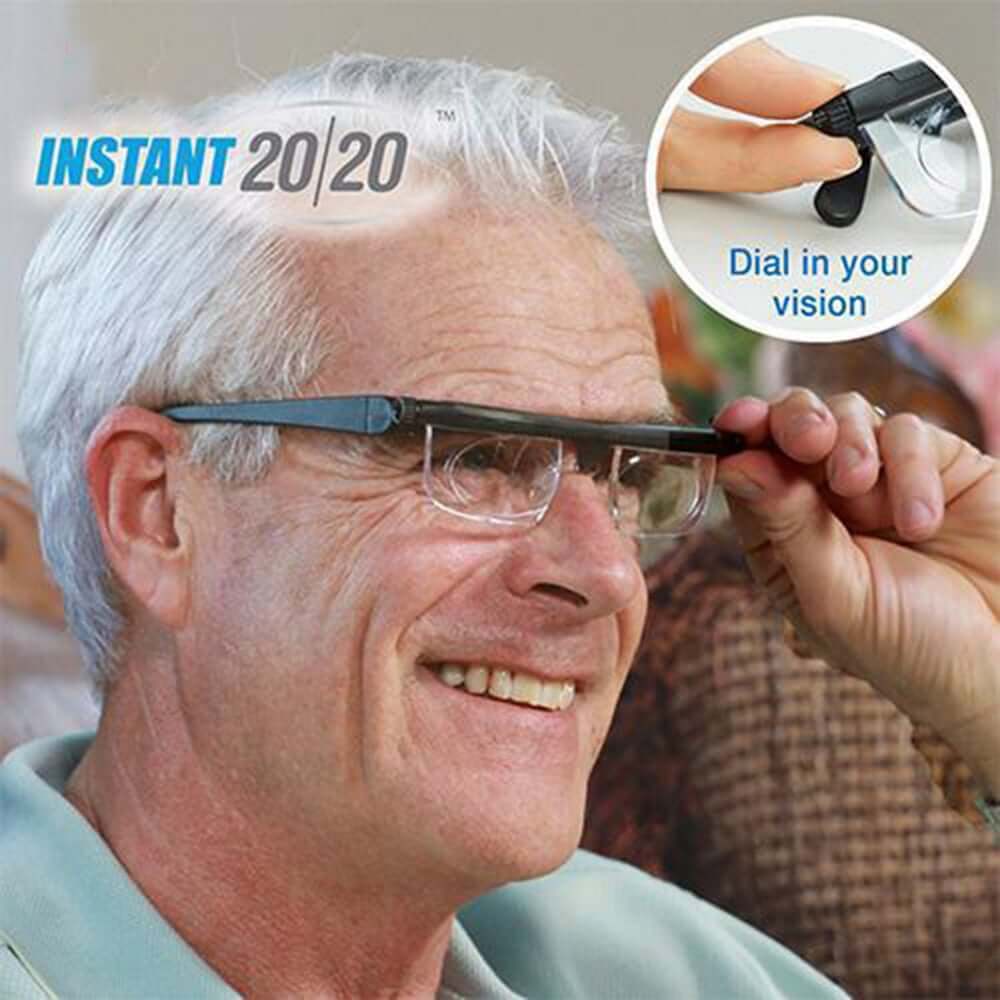 Adjustable focus glasses