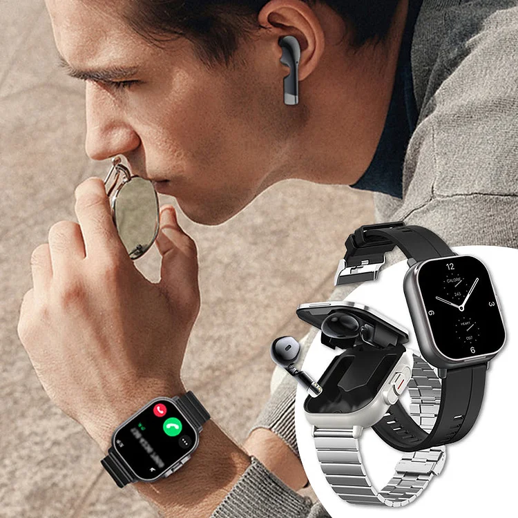 New Arrival 2025?2-in-1 Bluetooth Earphones Smartwatch