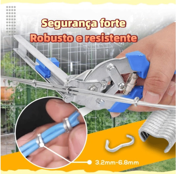Pinça de ligação (tipo reforçado) + prego galvanizado M 1 caixa