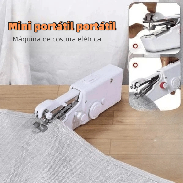 Máquina de costura elétrica portátil mini